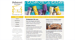 Desktop Screenshot of polsterei-zepke.de